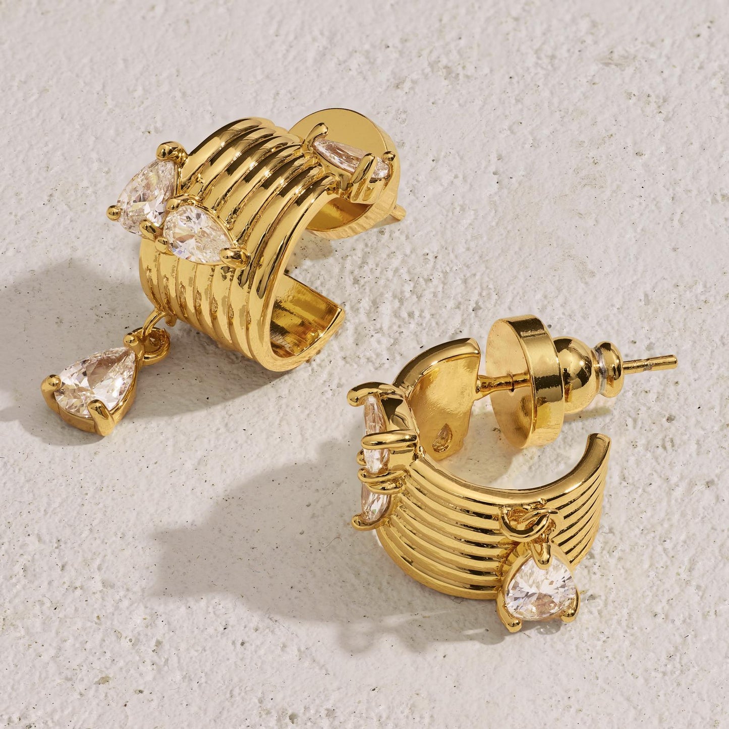 SLOANE - Vintage Charm Dangle Post Earrings