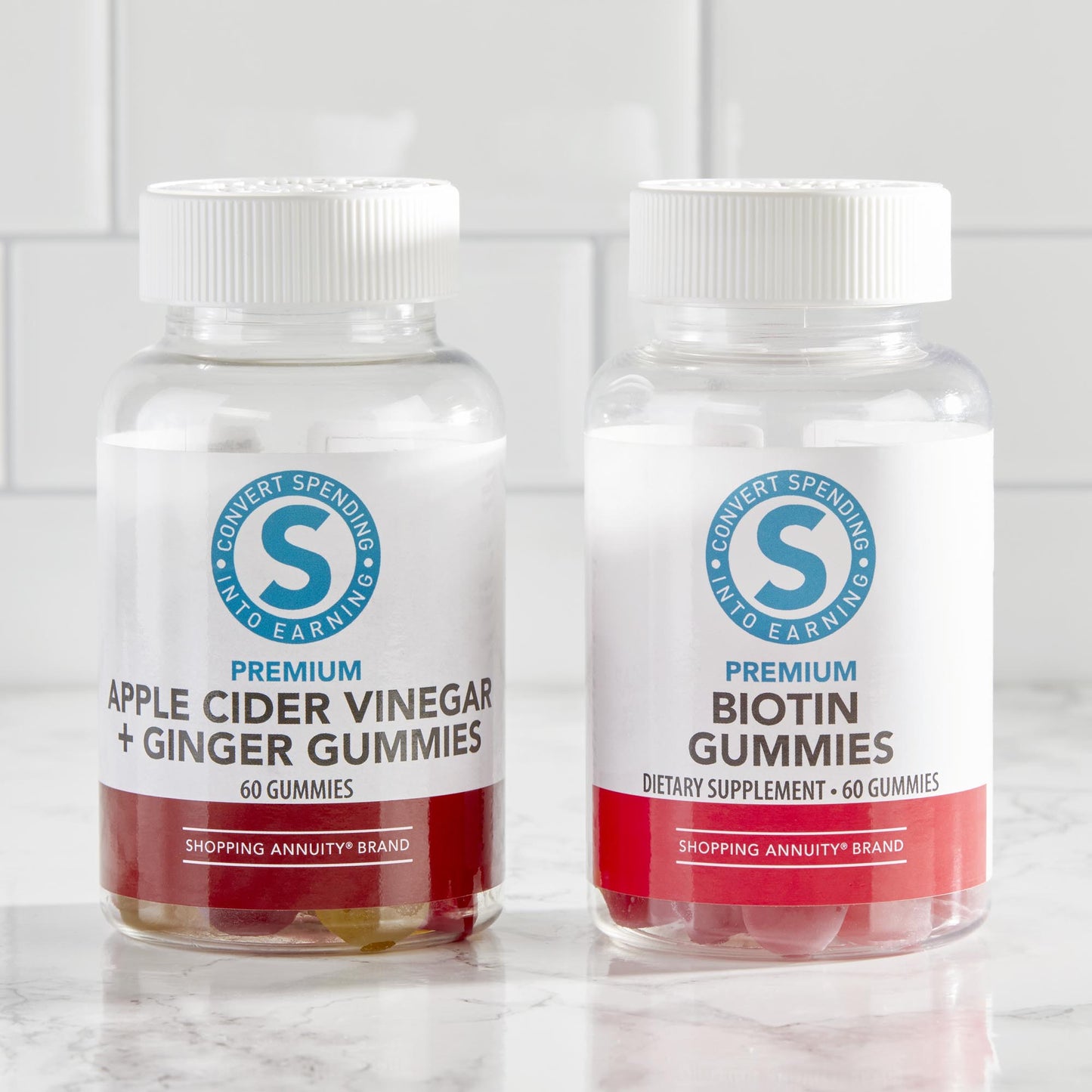Shopping Annuity® Brand Premium Apple Cider Vinegar + Ginger Gummies