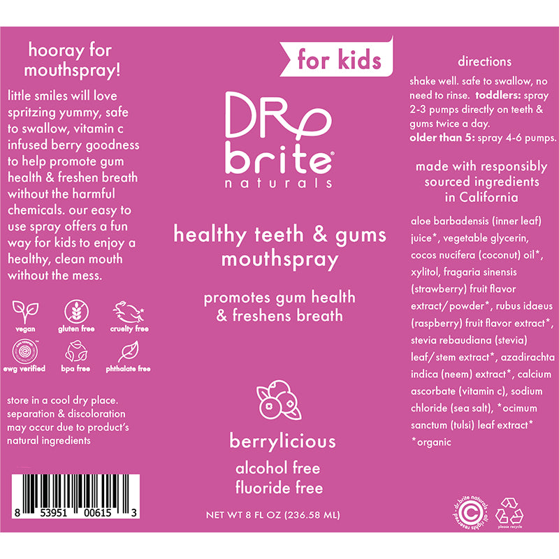 Dr Brite® Kids Healthy Teeth & Gums Mouthspray - Special