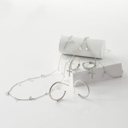 BRANDI - Cross Huggie Earring (SPECIAL)