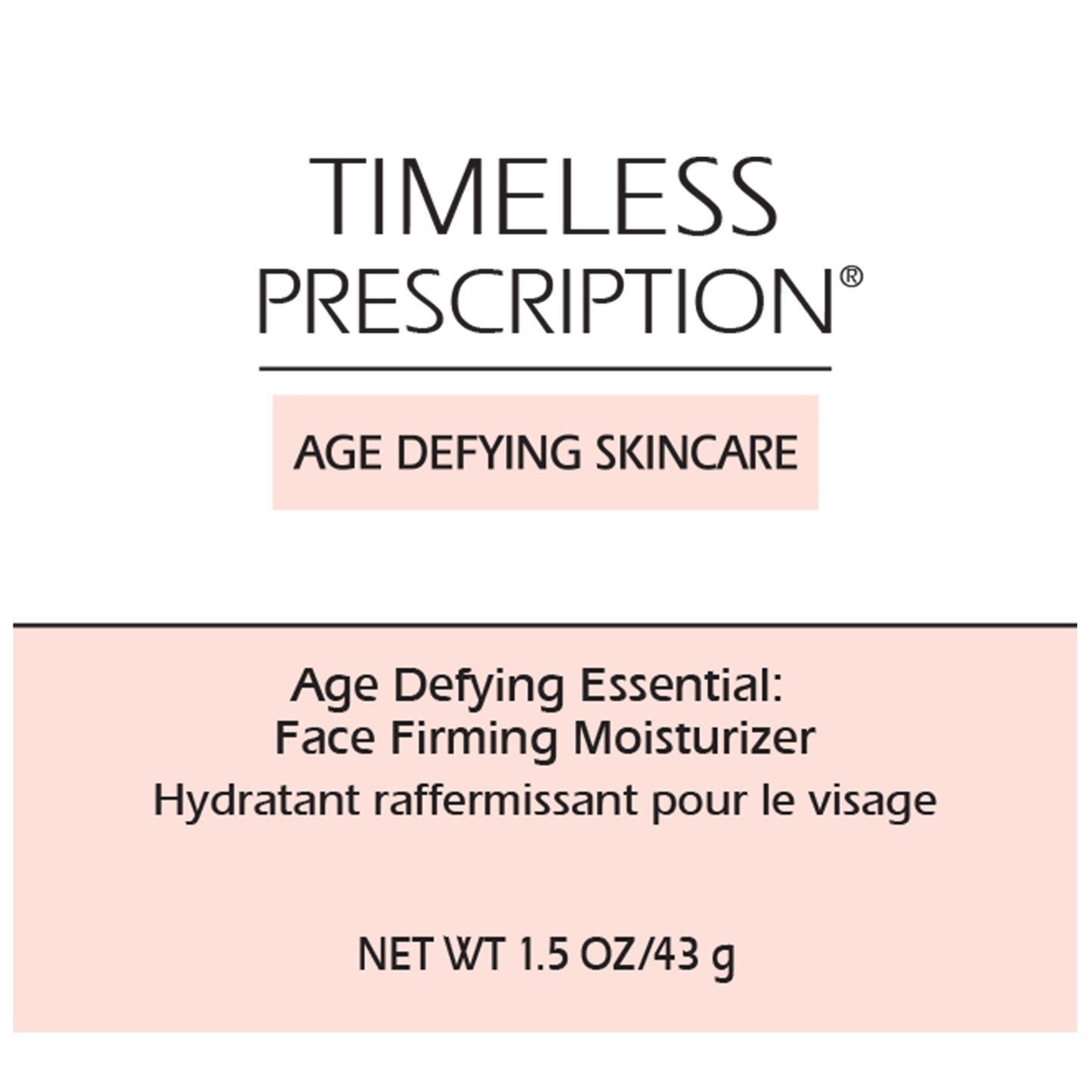 Timeless Prescription® Face Firming Moisturizer