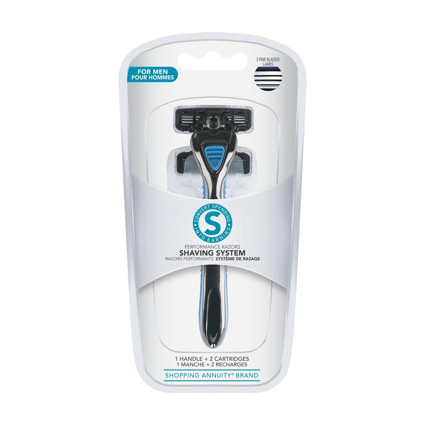 Shopping Annuity® Brand Performance Razors Shaving System for Men