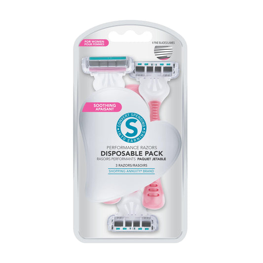 The Usuals™ Performance Razors Disposable Pack for Women