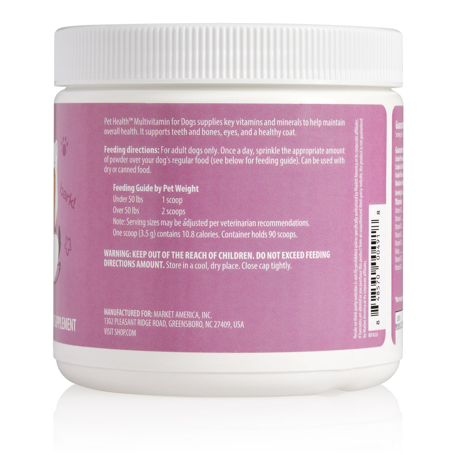 Pet Health Multivitamin for Dogs - Limited Special