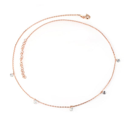 DESI - Pierced Round Cut Necklace