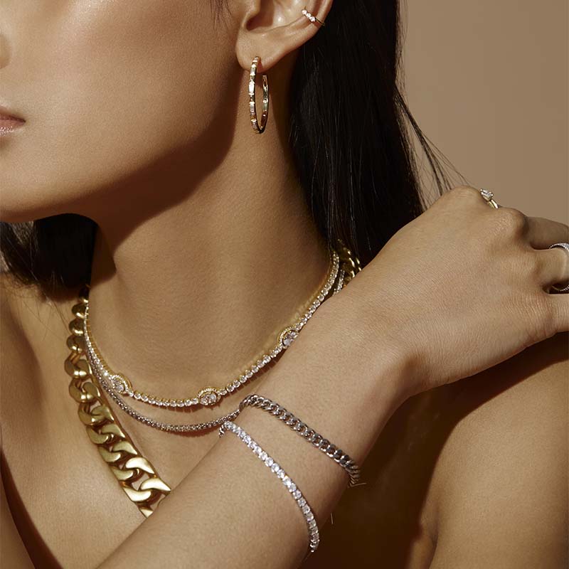 EMMA - Faceted Hoops