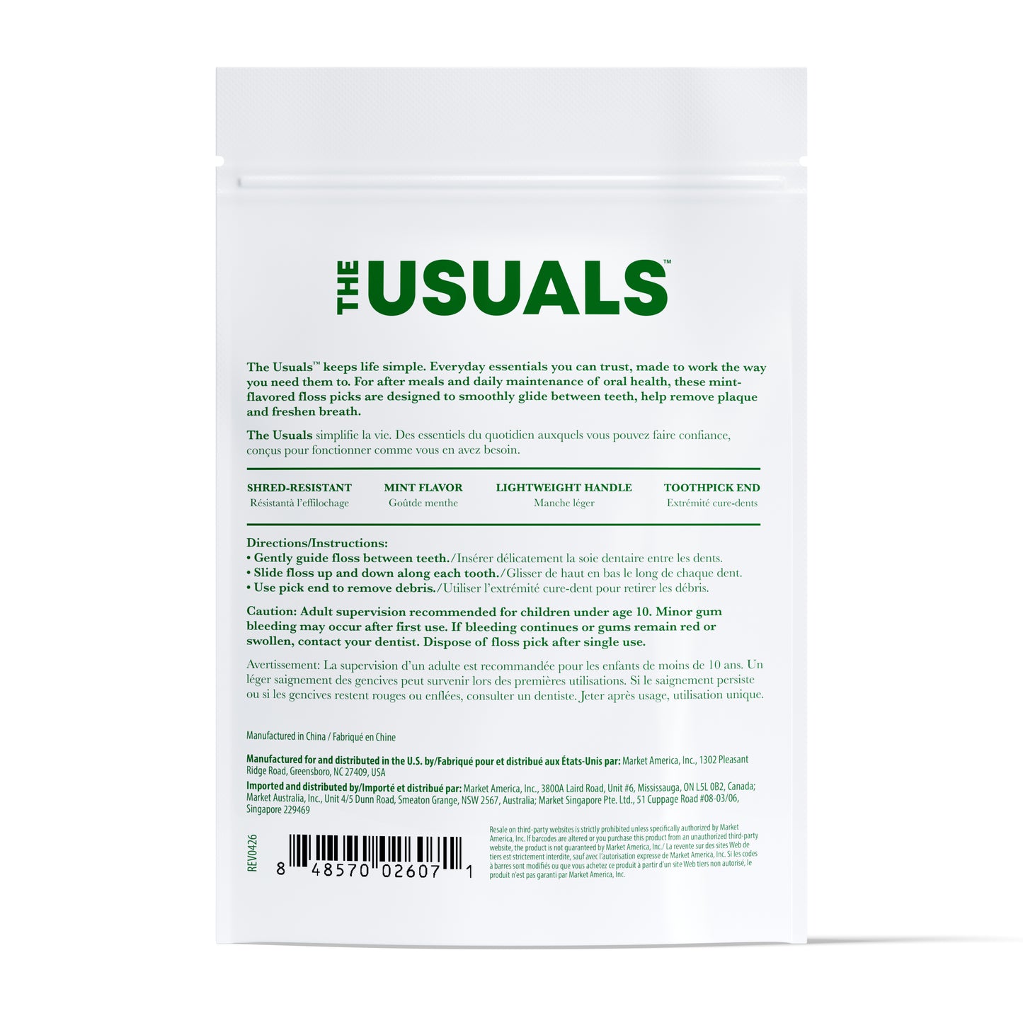 The Usuals™ Floss Picks