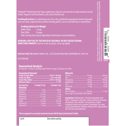 Pet Health Multivitamin for Dogs - Limited Special