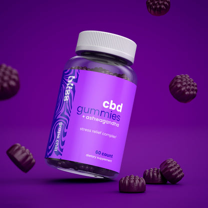 Bliss® CBD Gummies + Ashwagandha
