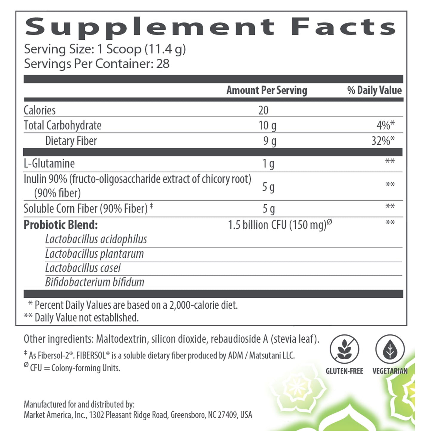 NutriClean® Advanced Fiber Powder with Stevia