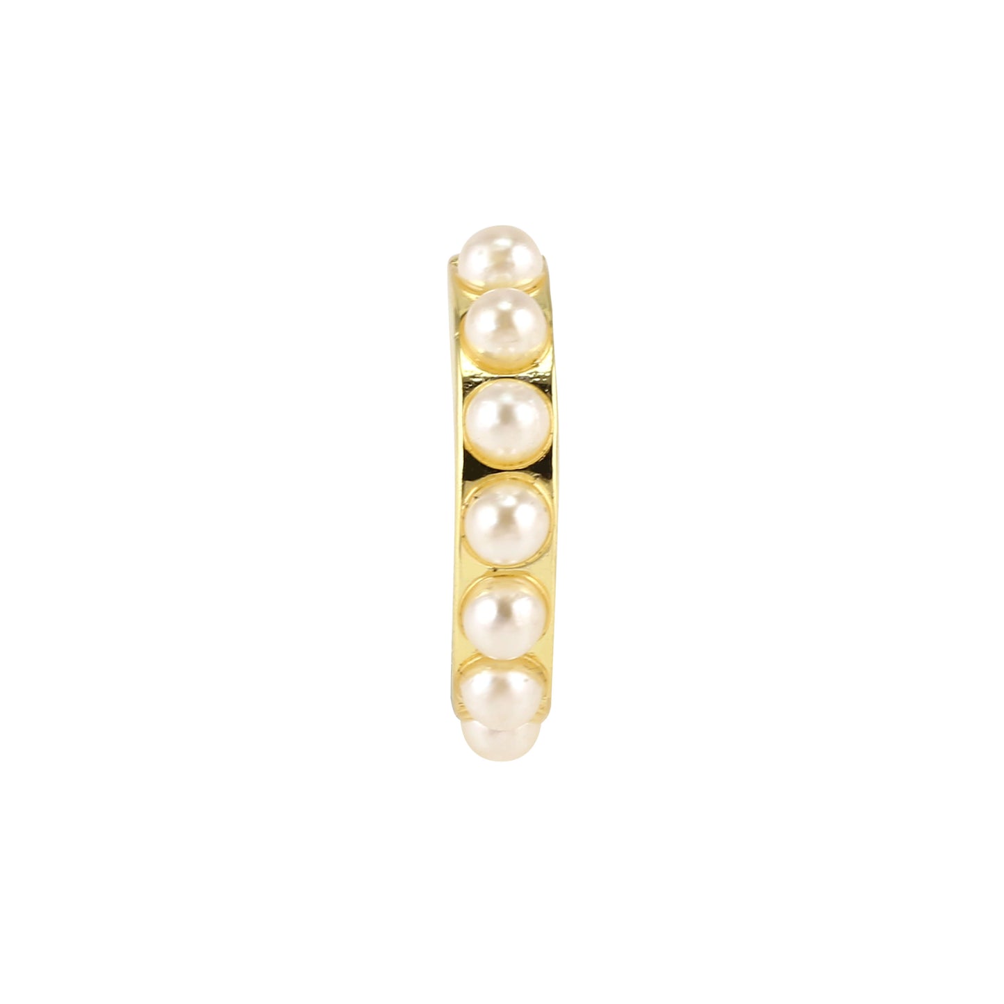 AVIVA – Glass Pearl Ear Cuff