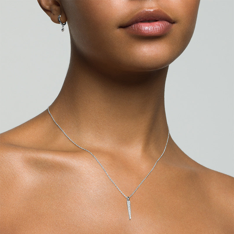 HEIDI - Pave Stick Necklace