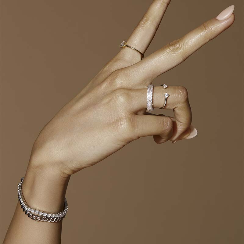 STELLA - Pave Band Ring