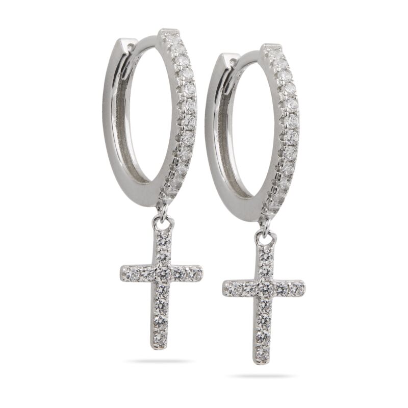 BRANDI - Cross Huggie Earring (SPECIAL)