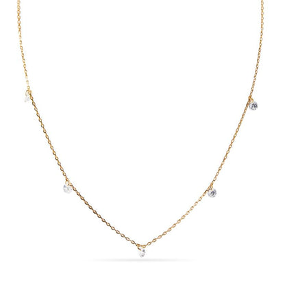 DESI - Pierced Round Cut Necklace