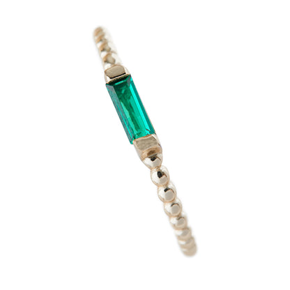 ADRIENNE - Spiraled Baguette Ring