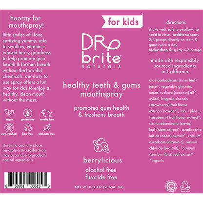 Dr Brite® Kids Healthy Teeth & Gums Mouthspray - Special