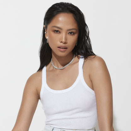 SELENA – Pave Cuban Link Chain