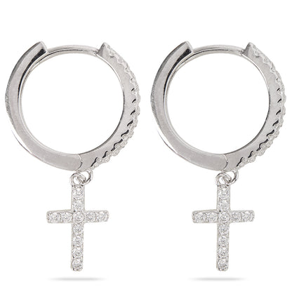 BRANDI - Cross Huggie Earring (SPECIAL)
