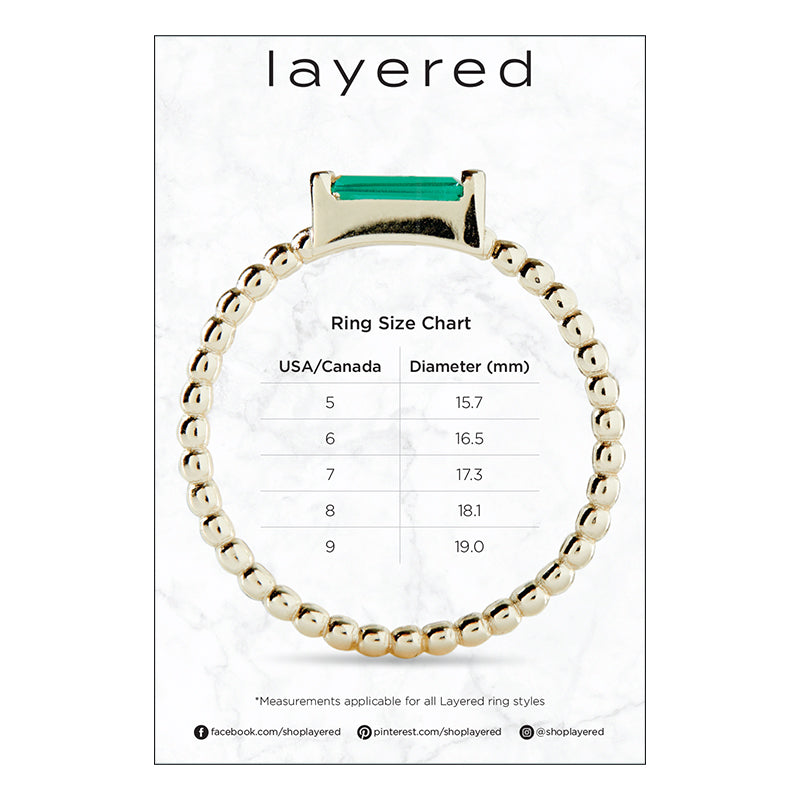 CHERI - V Shaped Bezel Set Ring (SPECIAL)