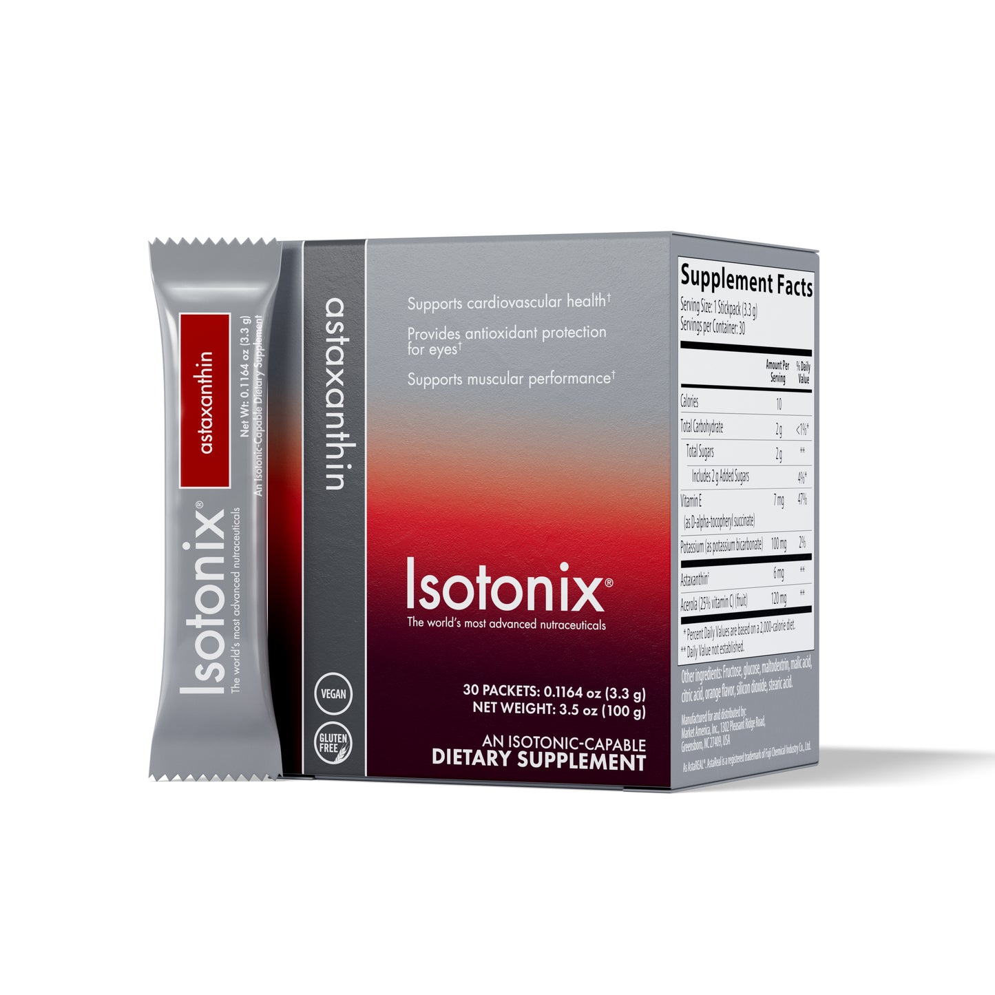 Isotonix®紅藻萃取精華粉末（含蝦紅素）