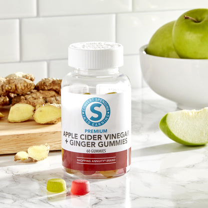 Shopping Annuity® Brand Premium Apple Cider Vinegar + Ginger Gummies
